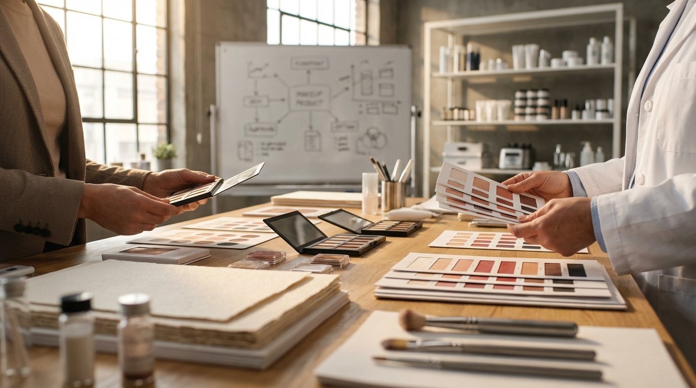 مراحل همکاری موفق با تامین کننده پالت آرایشی