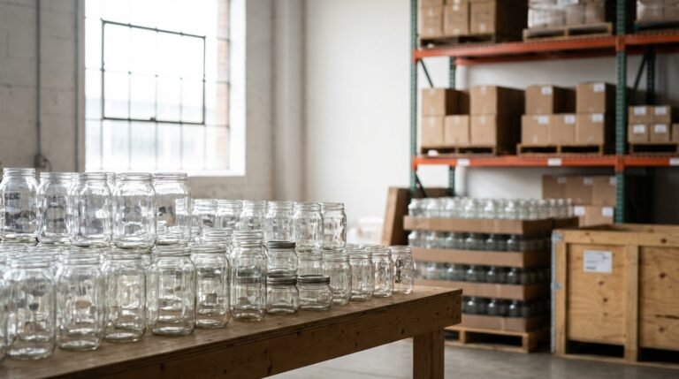 جار شیشه‌ای عمده: راهنمای جامع خرید برای تولیدکنندگان و عمده‌فروشان