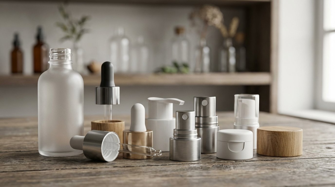 انواع رایج درب بطری آرایشی و کاربردهای آن‌ها