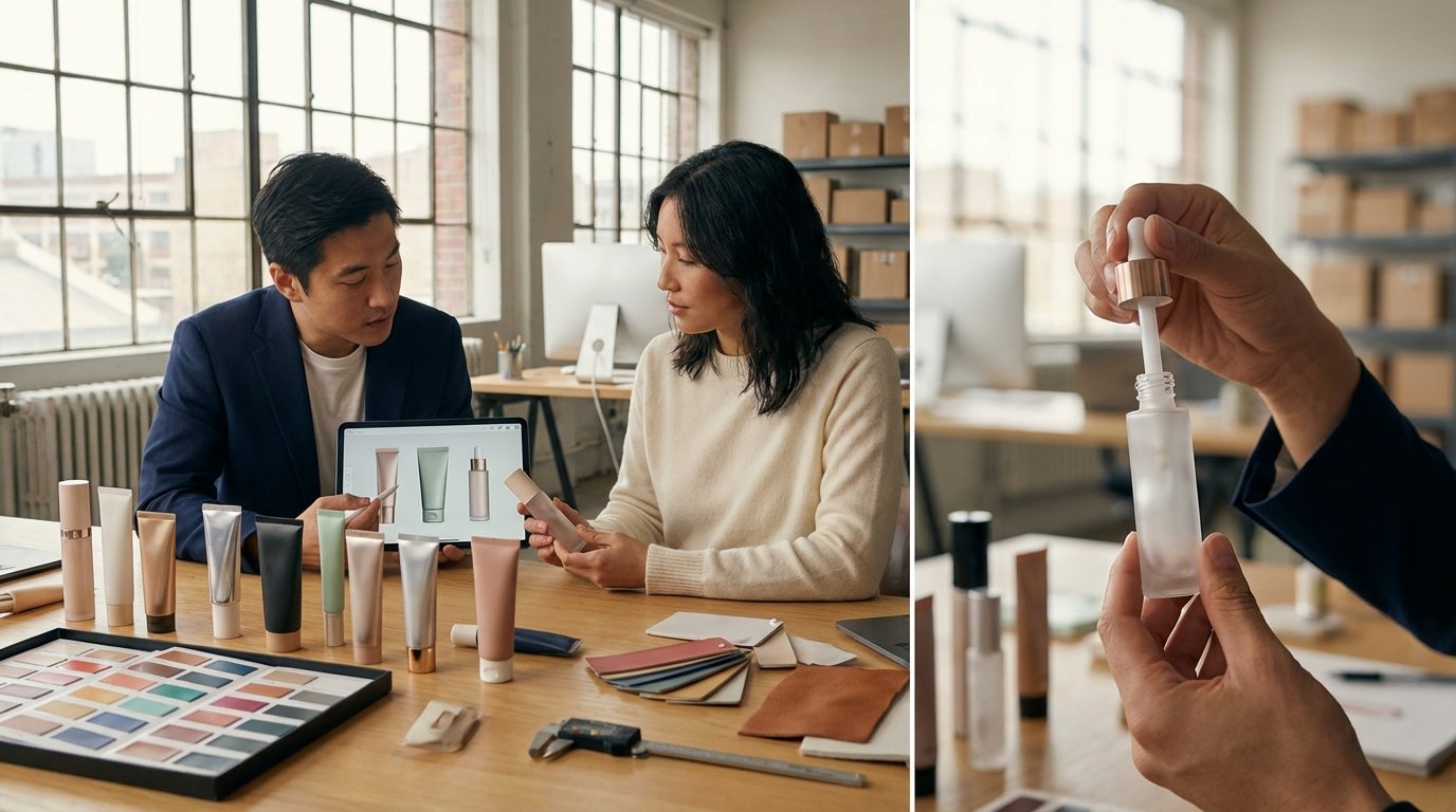 فرآیند سفارش و شخصی‌سازی تیوب‌های آرایشی