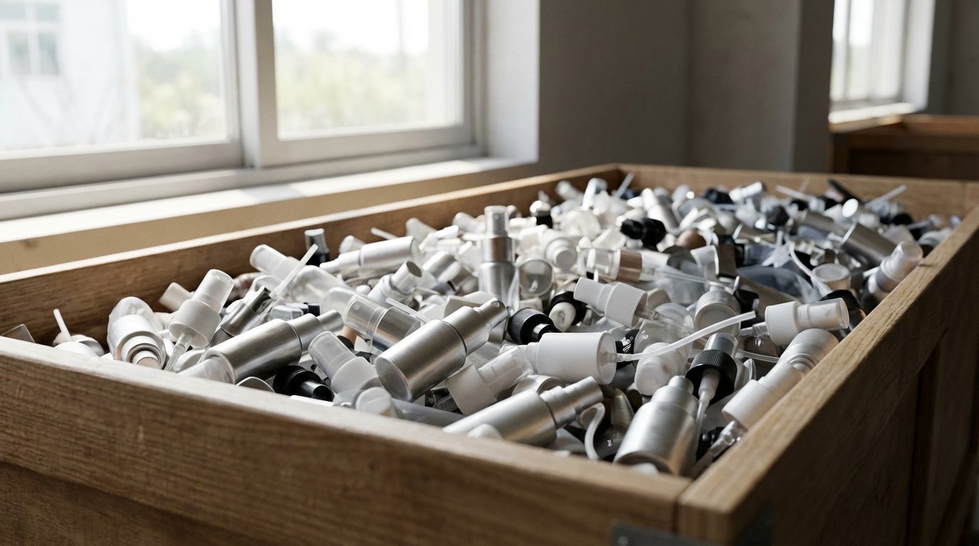 انواع پمپ‌های اسپری آرایشی عمده