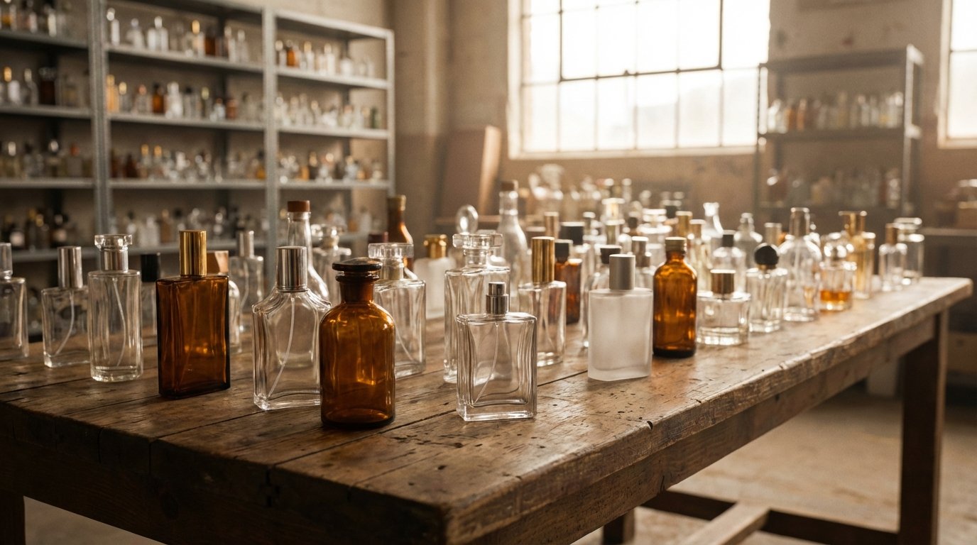 انواع شیشه عطر عمده: آشنایی با گزینه‌های موجود در بازار