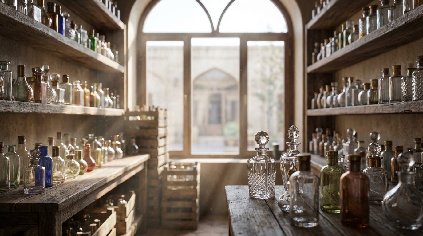 انواع شیشه عطر عمده موجود در اصفهان