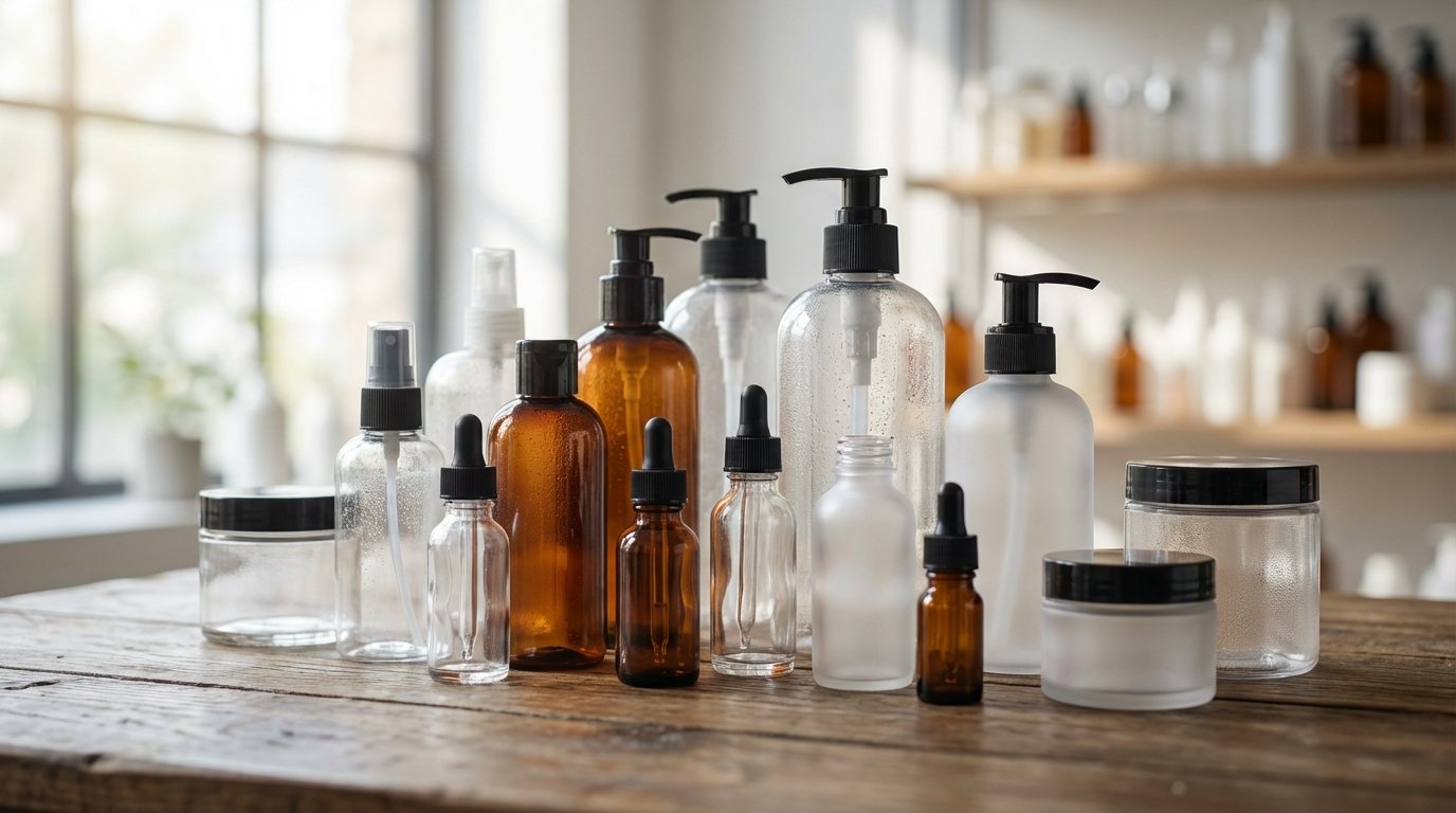 انواع بطری پلاستیکی آرایشی