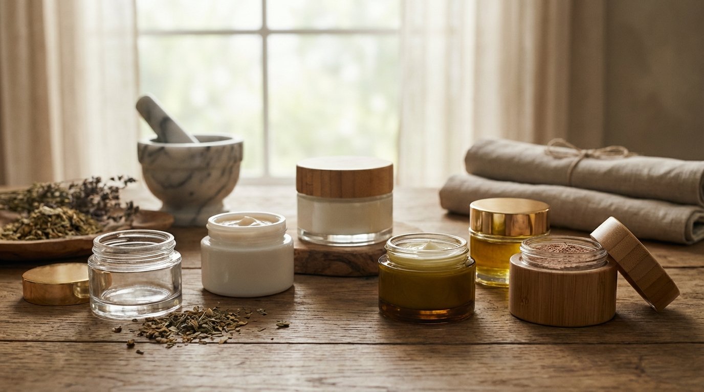 جار آرایشی لوکس عمده: راهنمای جامع انتخاب برای برندهای ارگانیک و نوپا