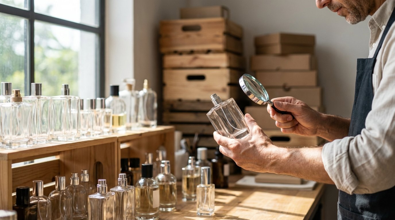 معیارهای انتخاب بهترین تامین‌کننده شیشه عطر عمده