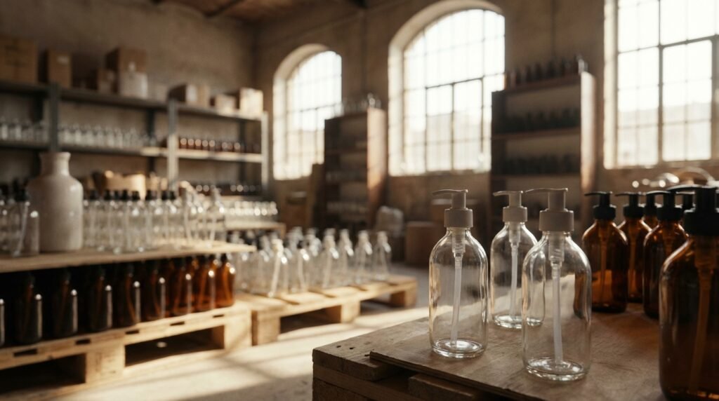 بطری لوسیون عمده تهران: راهنمای کامل خرید و تامین برای تولیدکنندگان