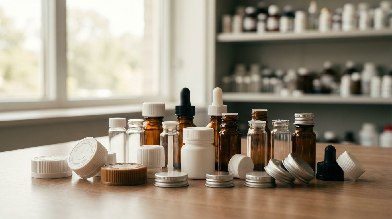 انواع درب بطری دارویی و کاربردهای آنها