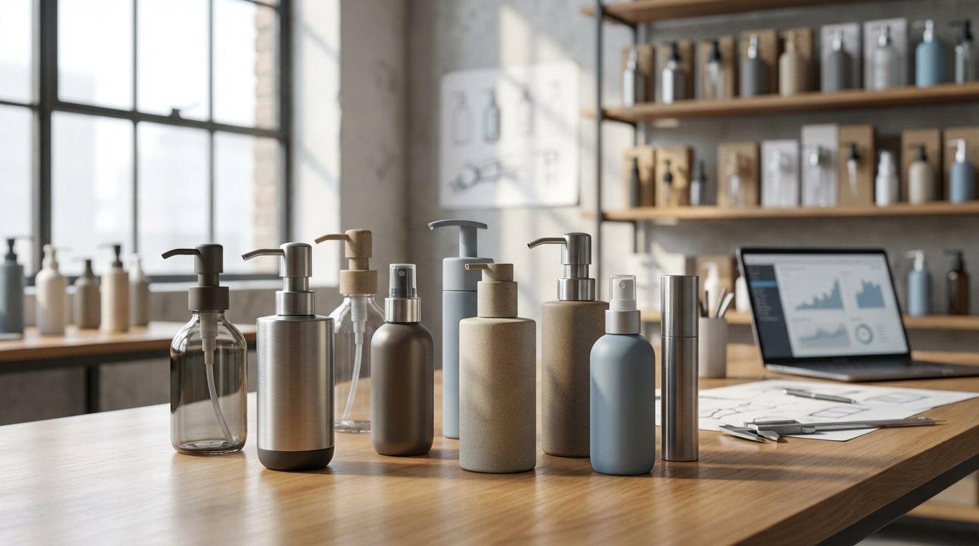 پمپ اسپری لوسیون عمده: راهنمای کامل برای انتخاب و خرید هوشمندانه 6 روندهای نوین و نوآوریها در بازار جهانی پمپهای لوسیون