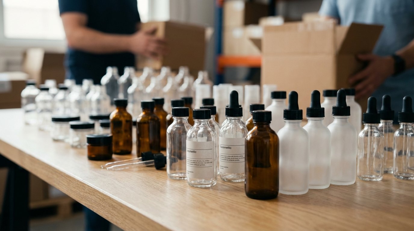 بطری آرایشی ارزان عمده: راهنمای جامع خرید برای برندهای نوپا و عمدهفروشان