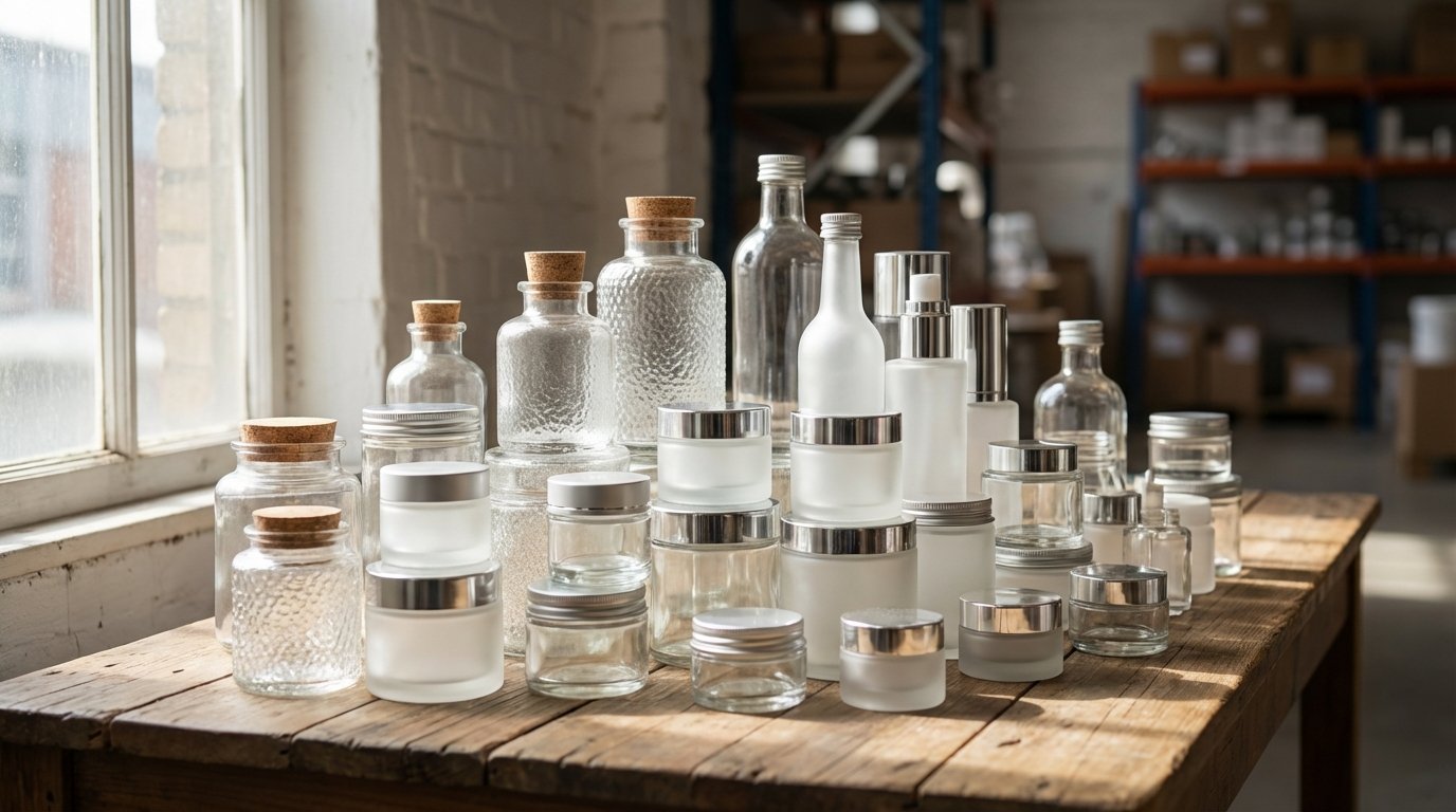 خرید پوکه شیشهای آرایشی عمده: راهنمای جامع برای تولیدکنندگان و عمدهفروشان 2 انواع پوکههای شیشهای آرایشی عمده