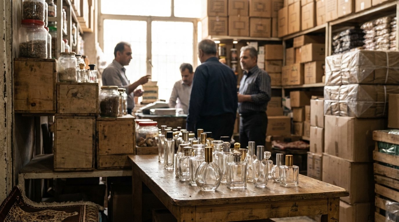 راهنمای جامع خرید بطری عطر عمده در تهران: از انتخاب تا تامین 6 مزایای خرید عمده بطری عطر از بازار تهران