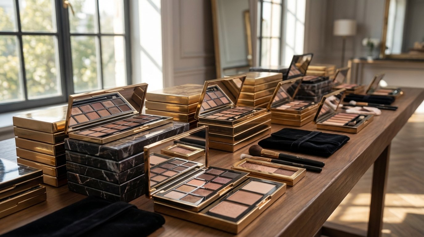 راهنمای جامع خرید پالت آرایشی لوکس عمده: فرصتی برای سالنها و برندهای نوپا 2 مزایای خرید عمده پالت آرایشی لوکس