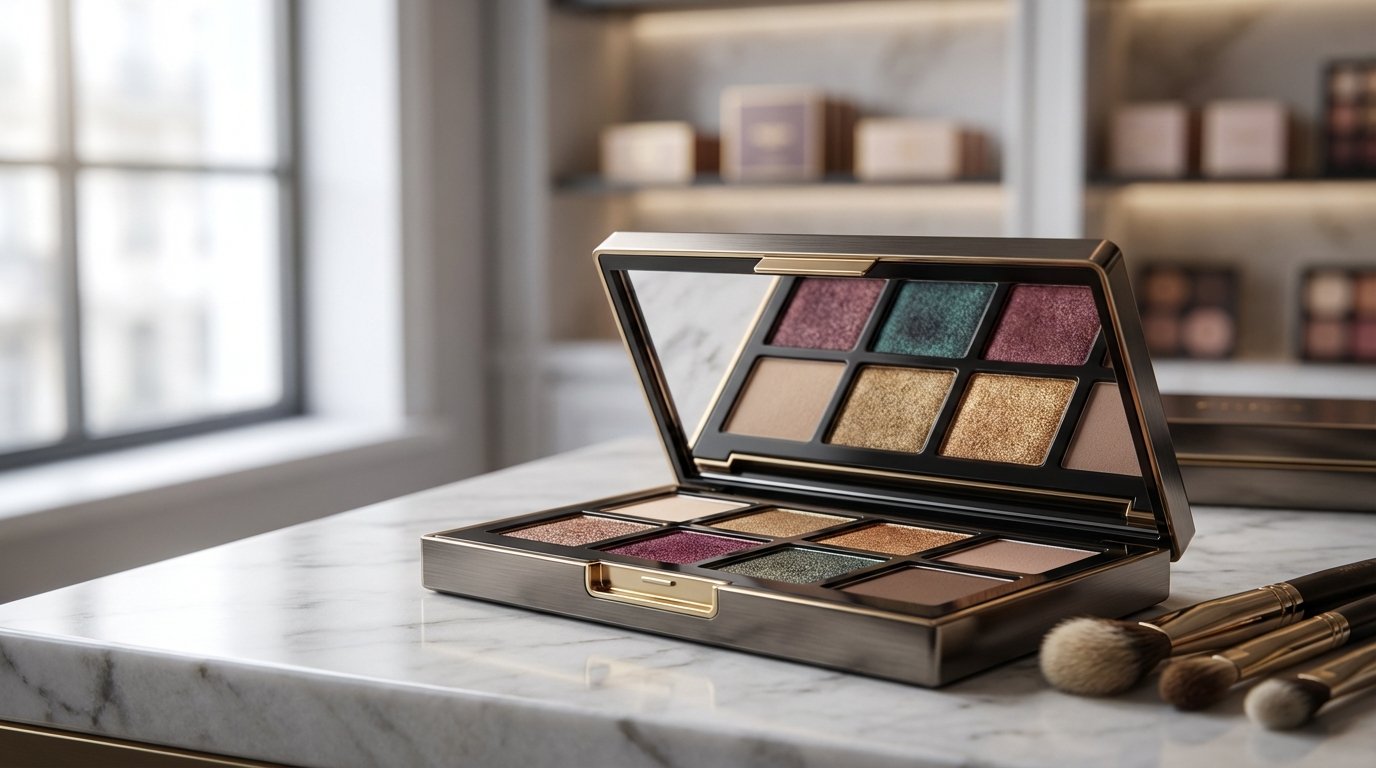 خرید پالت سایه چشم لوکس عمده: ارتقای کیفیت و سودآوری برای سالنهای زیبایی و برندهای نوپا 2 ویژگیهای پالت سایه چشم لوکس اصل