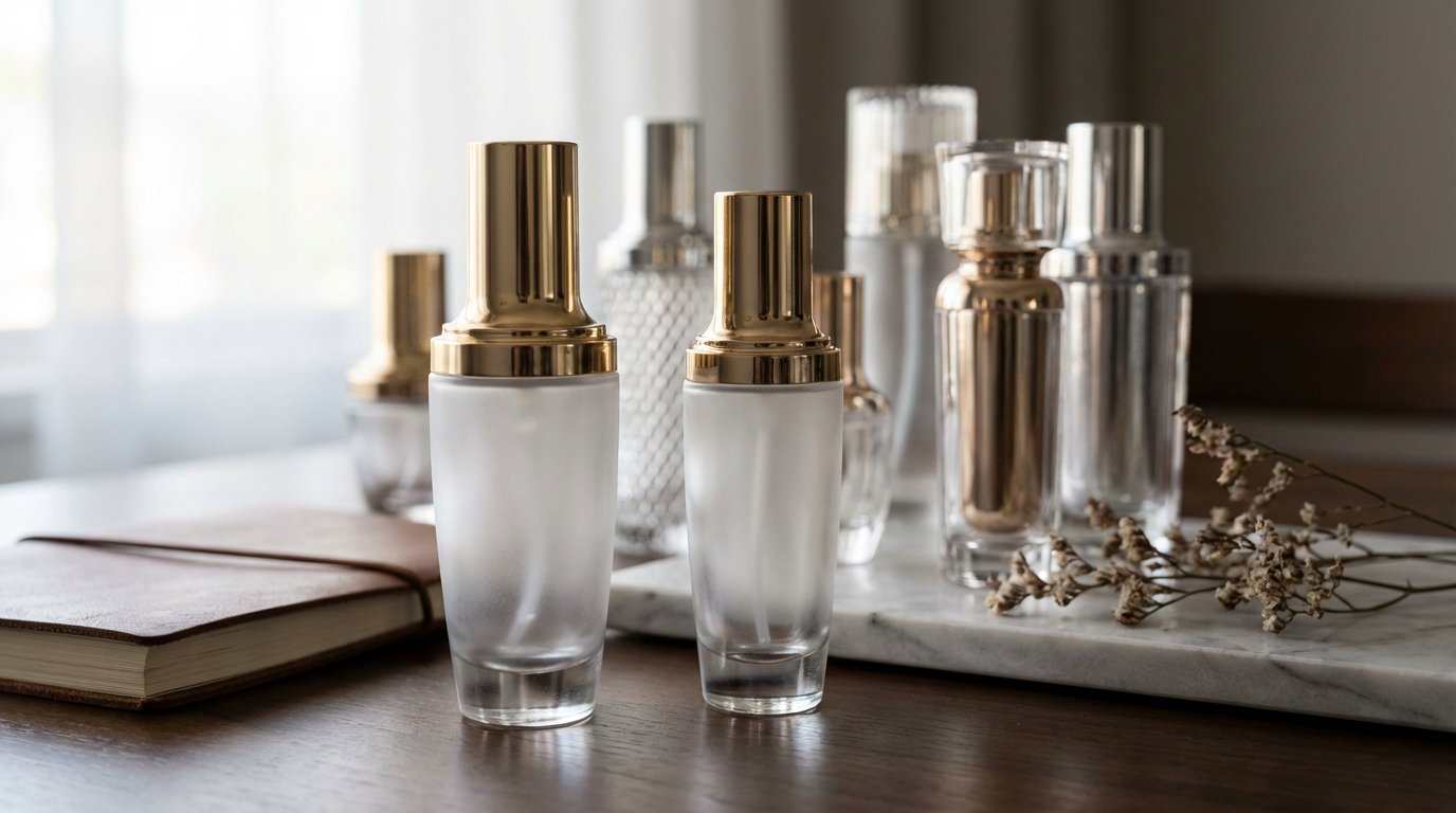 بطری آرایشی لوکس عمده: راهنمای کامل خرید و تاثیر آن بر برندسازی 5 تاثیر بطری لوکس بر برندسازی و استراتژی بازاریابی