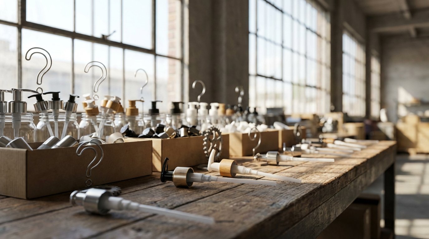 راهنمای جامع خرید درب پمپ لوسیون عمده: انتخاب هوشمندانه برای تولیدکنندگان 6 سوالات متداول