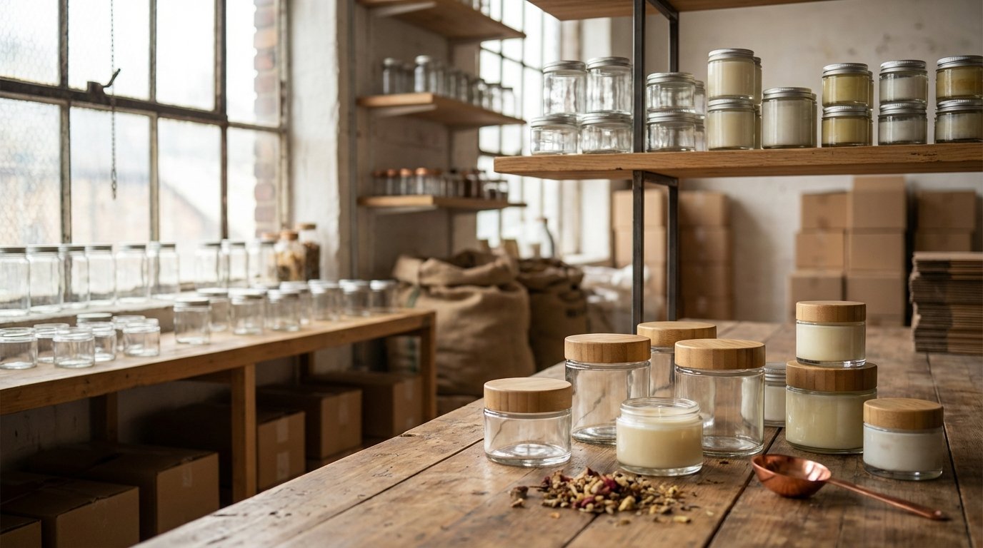 جار شیشهای آرایشی عمده: راهنمای کامل انتخاب و خرید برای تولیدکنندگان