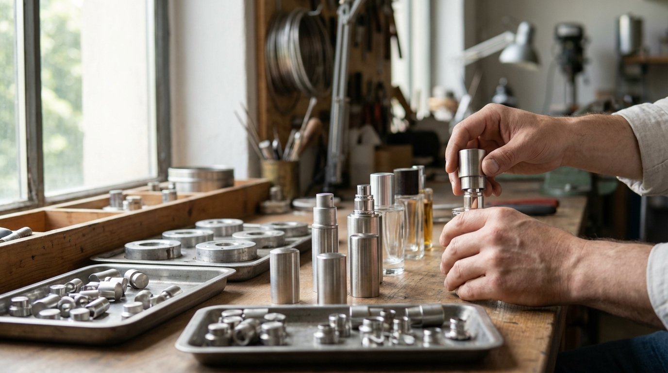 روند تامین و سفارشی‌سازی درب پمپ عطر