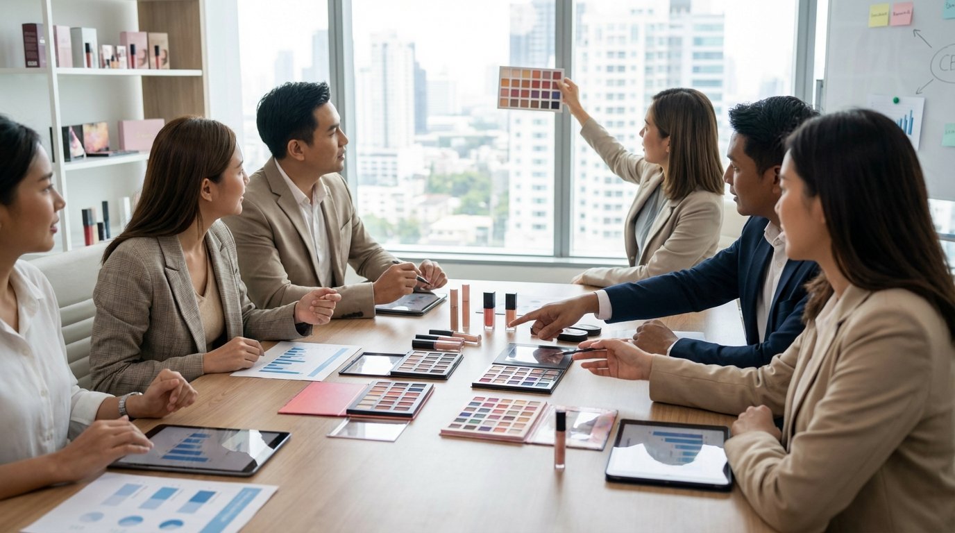 استراتژی‌های بازاریابی برای پالت سایه چشم عمده