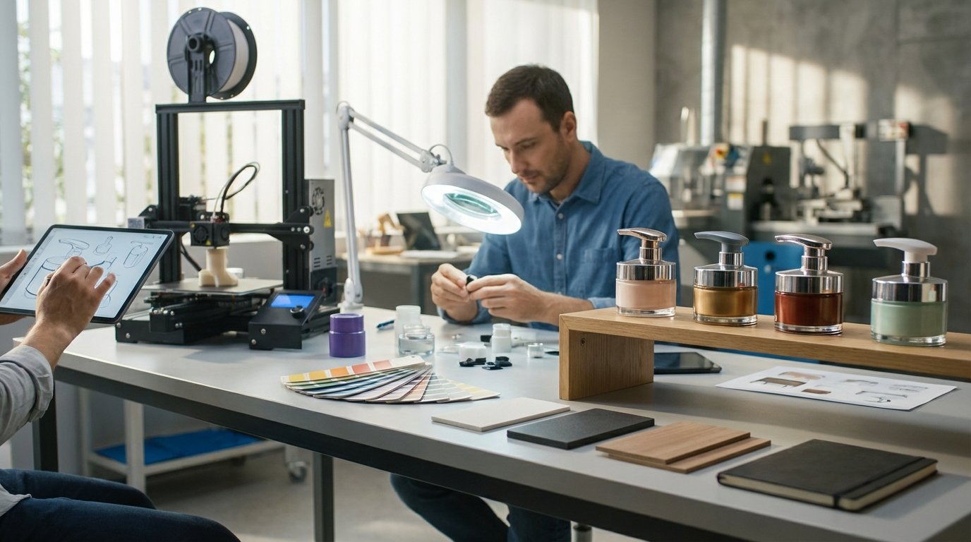 پمپ کرم سفارشی عمده: راهنمای جامع برای برندسازی قدرتمند شما 4 فرآیند کامل سفارشیسازی پمپ کرم شما