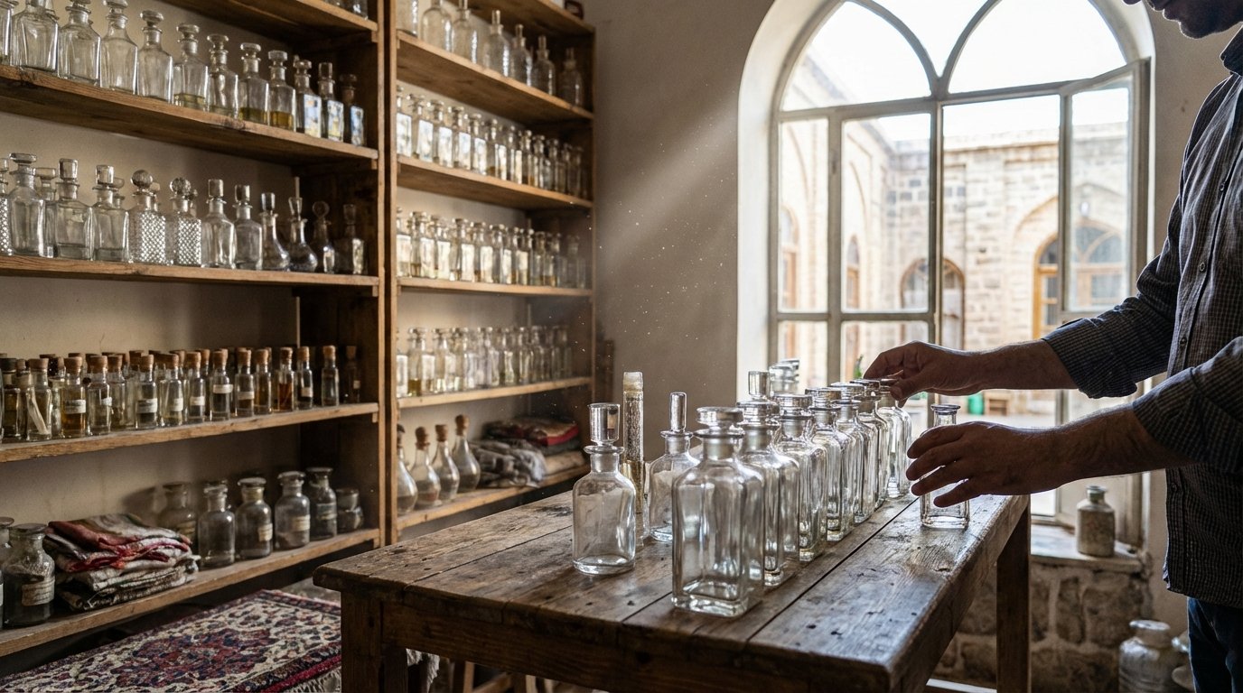 چرا شیراز قطب تامین شیشه عطر عمده است؟