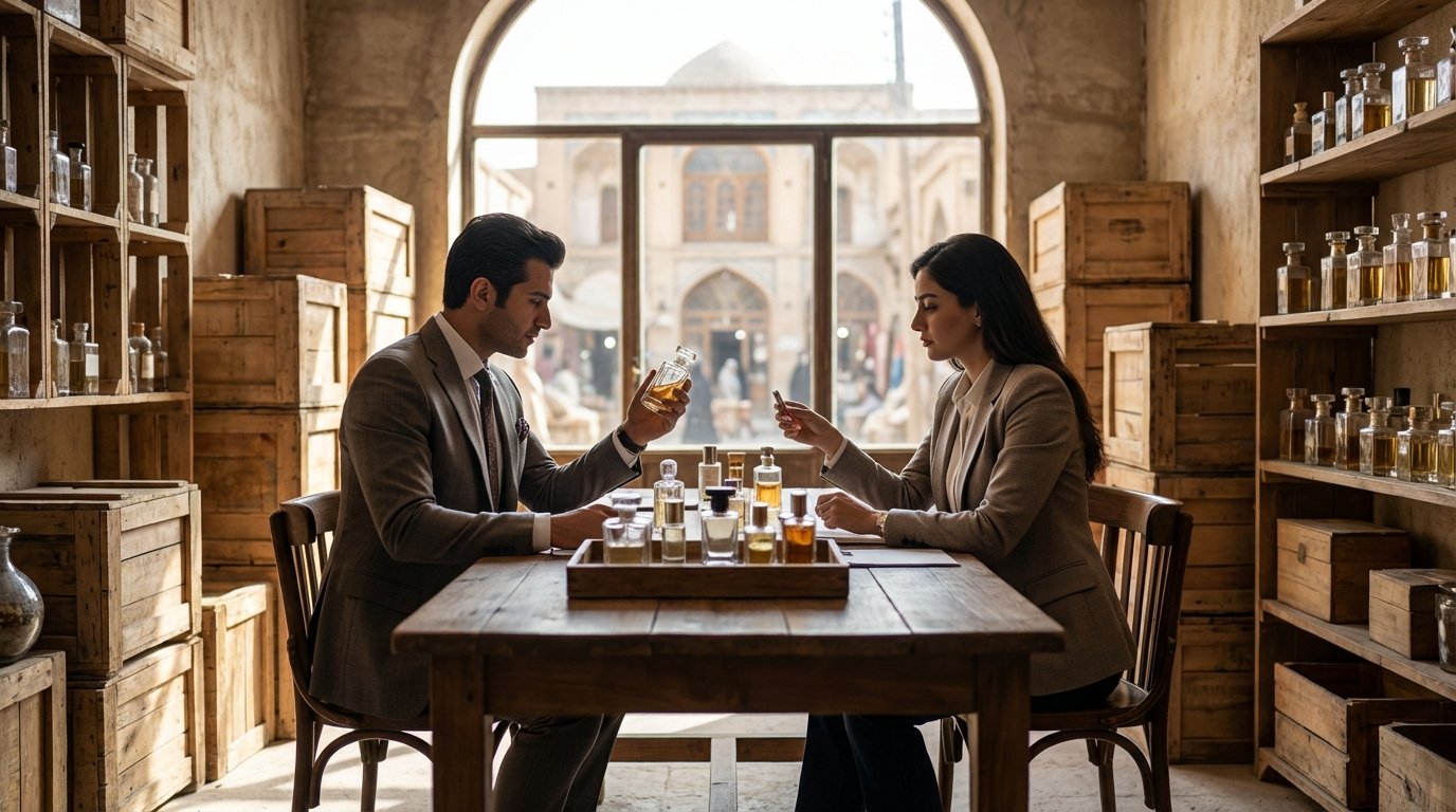 فرآیند خرید عمده شیشه عطر در شیراز